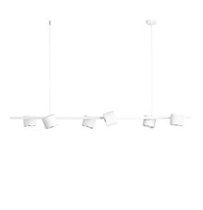 Lampa wisząca BOT 6 WHITE 1046K oprawa w kolorze białym ALDEX