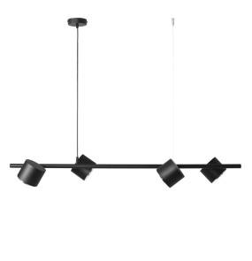Lampa wisząca BOT 4 BLACK 1047L oprawa w kolorze czarnym ALDEX