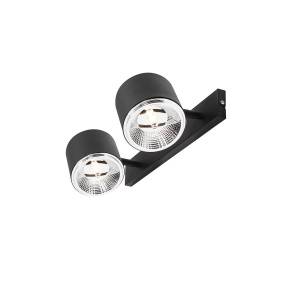 Kinkiet BOT WALL 2 BLACK 1047D oprawa w kolorze czarnym ALDEX