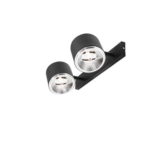 Kinkiet BOT WALL 2 BLACK 1047D oprawa w kolorze czarnym ALDEX