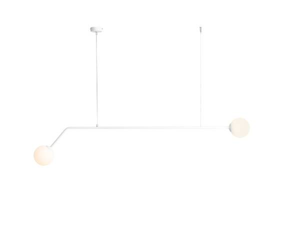 Lampa wisząca PURE 2 WHITE 1064H oprawa w kolorze białym ALDEX