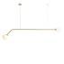 Lampa wisząca PURE 2 GOLD 1064H30 oprawa w kolorze złotym ALDEX