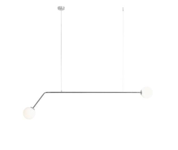 Lampa wisząca PURE 2 CHROME 1064H4 oprawa w kolorze chromu ALDEX