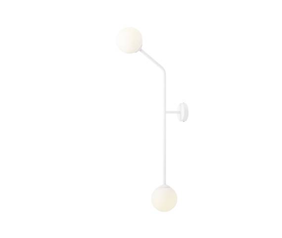 Kinkiet PURE WALL WHITE VERTICAL 1064D_2 oprawa w kolorze białym ALDEX