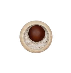 Kinkiet MOTRIL LE46120 oprawa w kolorze naturalnego kamienia i drewna LUCES EXCLUSIVAS