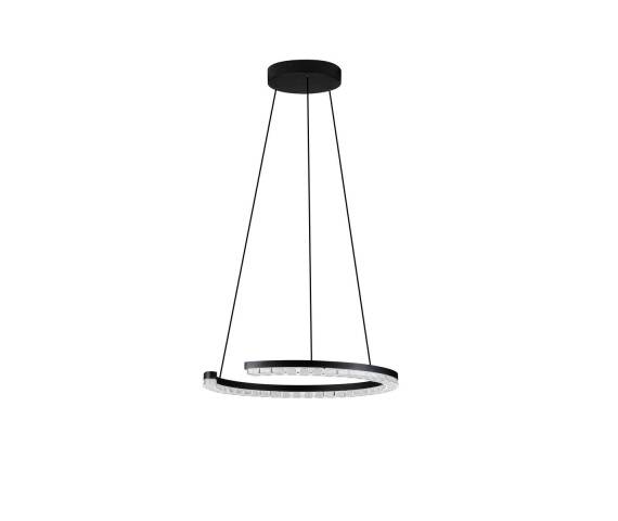 Lampa wisząca MAHON LE46091 oprawa w kolorze czarnym LUCES EXCLUSIVAS