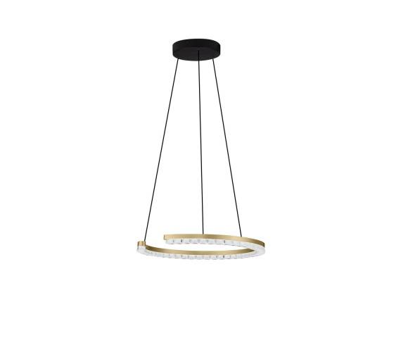 Lampa wisząca MAHON LE46099 oprawa w kolorze złotym LUCES EXCLUSIVAS