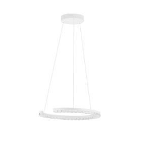 Lampa wisząca MAHON LE46095 oprawa w kolorze białym LUCES EXCLUSIVAS