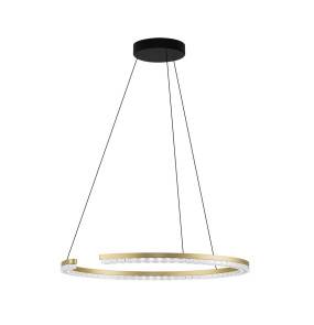 Lampa wisząca MAHON LE46100 oprawa w kolorze złotym LUCES EXCLUSIVAS
