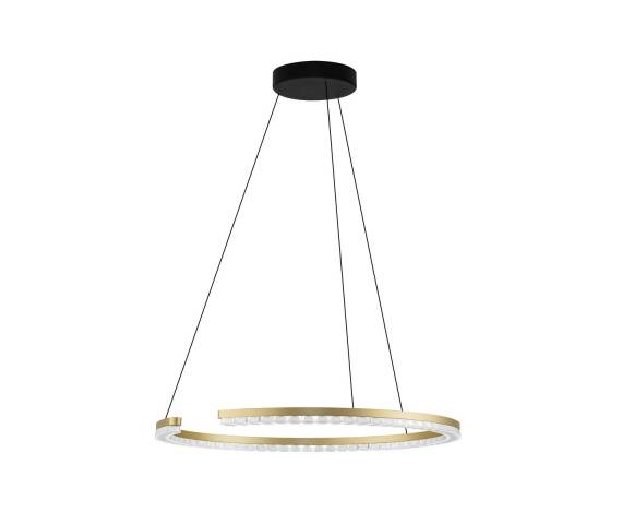 Lampa wisząca MAHON LE46100 oprawa w kolorze złotym LUCES EXCLUSIVAS
