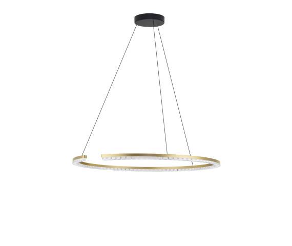 Lampa wisząca MAHON LE46101 oprawa w kolorze złotym LUCES EXCLUSIVAS