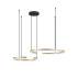 Lampa wisząca MAHON LE46102 oprawa w kolorze złotym LUCES EXCLUSIVAS