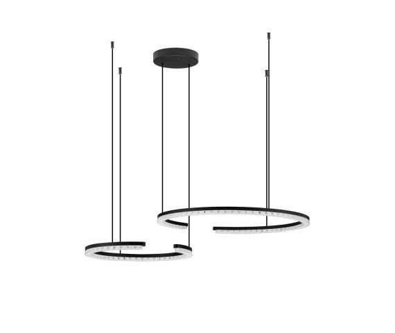 Lampa wisząca MAHON LE46094 oprawa w kolorze czarnym LUCES EXCLUSIVAS