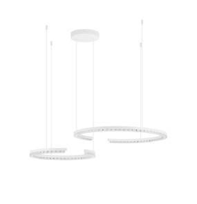 Lampa wisząca MAHON LE46098 oprawa w kolorze białym LUCES EXCLUSIVAS