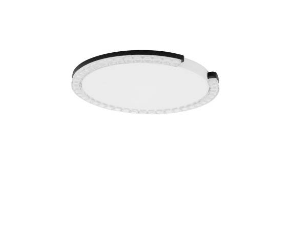 Plafon MAHON LE46103 oprawa w kolorze czarnym LUCES EXCLUSIVAS
