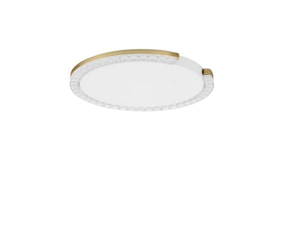 Plafon MAHON LE46107 oprawa w kolorze złotym LUCES EXCLUSIVAS