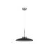 Lampa wisząca HUANUCO LE44838 oprawa w kolorze srebrnym z dymionym kloszem LUCES EXCLUSIVAS