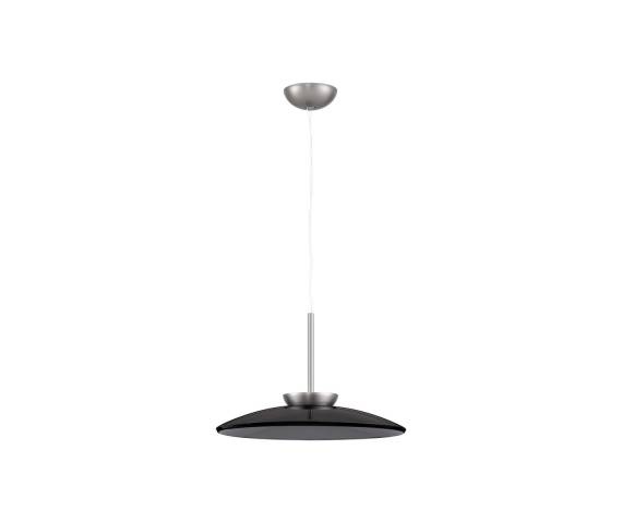 Lampa wisząca HUANUCO LE44838 oprawa w kolorze srebrnym z dymionym kloszem LUCES EXCLUSIVAS