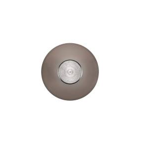 Kinkiet HUANUCO LE46076 oprawa w kolorze srebrnym z brązowym kloszem LUCES EXCLUSIVAS