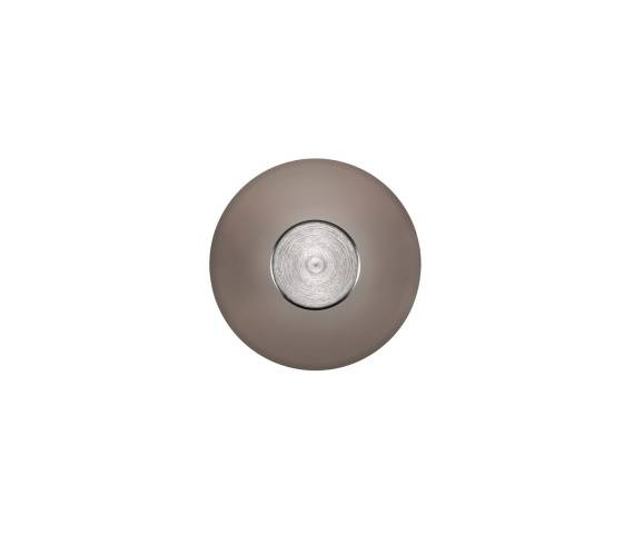 Kinkiet HUANUCO LE46076 oprawa w kolorze srebrnym z brązowym kloszem LUCES EXCLUSIVAS