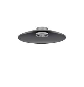 Lampa sufitowa HUANUCO LE44836 oprawa w kolorze srebrnym z dymionym kloszem LUCES EXCLUSIVAS