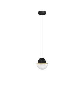 Lampa wisząca TARREGA LE46167 oprawa w kolorze czarnego marmuru i złota LUCES EXCLUSIVAS