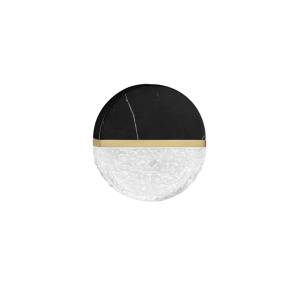 Kinkiet TARREGA LE46165 oprawa w kolorze czarnego marmuru i złota LUCES EXCLUSIVAS