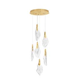 Lampa wisząca ADEJE LE45702 oprawa w kolorze złotym LUCES EXCLUSIVAS