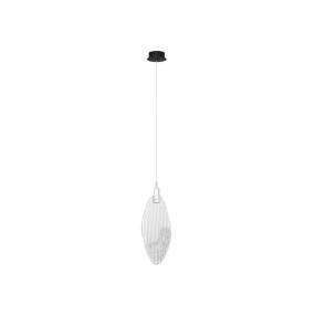 Lampa wisząca ROALES LE46143 oprawa w kolorze czerni i srebra LUCES EXCLUSIVAS
