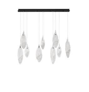 Lampa wisząca ROALES LE46141 oprawa w kolorze czerni i srebra LUCES EXCLUSIVAS