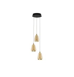Lampa wisząca RORIZNO LE45113 oprawa w kolorze czerni i złota LUCES EXCLUSIVAS