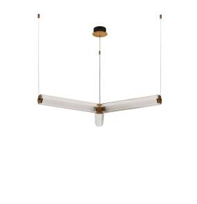 Lampa wisząca TORREV LE46202 oprawa w kolorze złotym LUCES EXCLUSIVAS