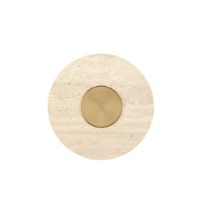 Kinkiet ALCANT LE45750 oprawa w kolorze naturalnego kamienia i złota LUCES EXCLUSIVAS