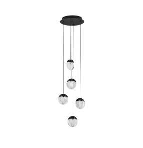Lampa wisząca ALCUDIA LE45755 oprawa w kolorze czarnym LUCES EXCLUSIVAS