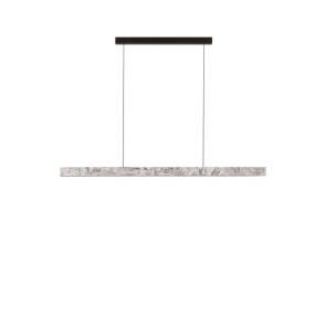 Lampa wisząca ALHENDI LE45794 oprawa w kolorze czerni i marmuru LUCES EXCLUSIVAS