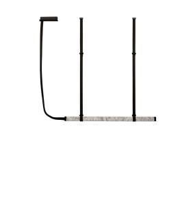 Lampa wisząca ALHENDI LE45796 oprawa w kolorze czerni i marmuru LUCES EXCLUSIVAS
