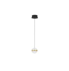 Lampa wisząca ARTEIXO LE45872 oprawa w kolorze czerni i złota LUCES EXCLUSIVAS