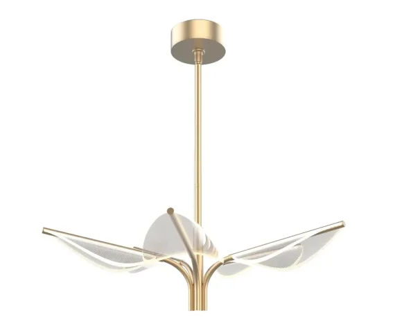 Lampa wisząca FLORIANA QN-FLORIANA-P-S-NBR oprawa w kolorze mosiądzu QUINTIESSE