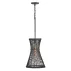 Lampa wisząca TWYLA QN-TWYLA-1P-BK oprawa w kolorze czarnym QUINTIESSE