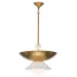 Lampa wisząca SAUCER QN-SAUCER-4P-L-AB-OPAL oprawa w kolorze postarzanego mosiądzu QUINTIESSE