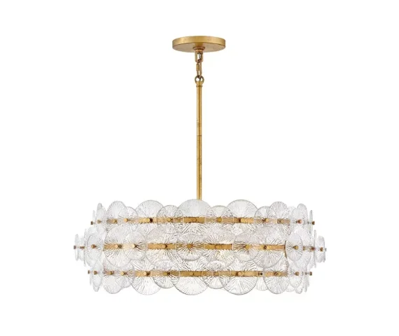 Lampa wisząca RENE QN-RENE-6P-DSB oprawa w kolorze mosiądzu QUINTIESSE