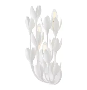 Kinkiet FLORA QN-FLORA-3W-WHT oprawa w kolorze białym QUINTIESSE