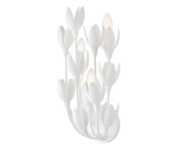 Kinkiet FLORA QN-FLORA-3W-WHT oprawa w kolorze białym QUINTIESSE