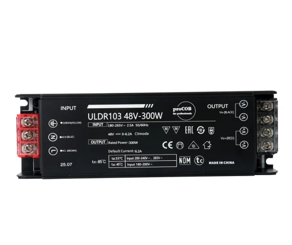Zasilacz 48V 300W czarny ProCOB