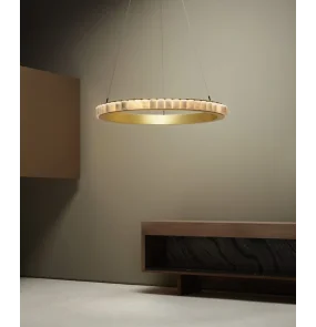 Lampa wisząca ALABASTRO AD341 oprawa w kolorze mosiądzu ADANI