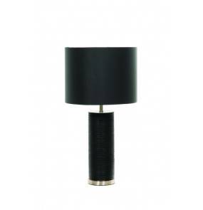 Lampa stołowa Ripple Black Elstead Lighting czarno-niklowana oprawa w nowoczesnym stylu