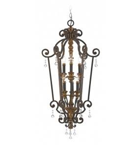 Lampa wisząca Marquette QZ-MARQUETTE6-B Quoizel dekoracyjna oprawa w klasycznym stylu
