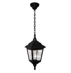 Lampa wisząca zewnętrzna Kerry CHAIN Elstead Lighting czarna oprawa w klasycznym stylu