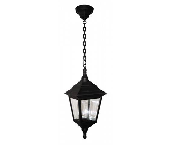 Lampa wisząca zewnętrzna Kerry CHAIN Elstead Lighting czarna oprawa w klasycznym stylu