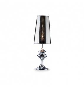 Lampa stołowa Alfiere TL1 Big 032436 Ideal Lux nowoczesna oprawa w kolorze chromu